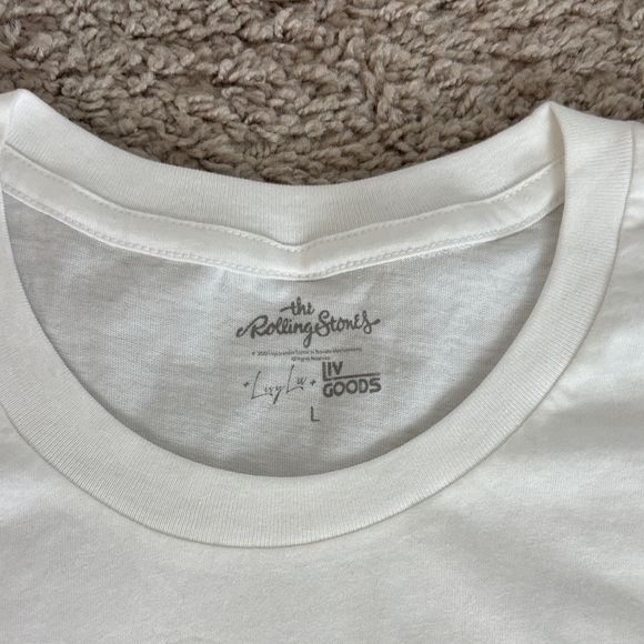 NWT The Rolling Stones White Tee - Picture 3 of 5
